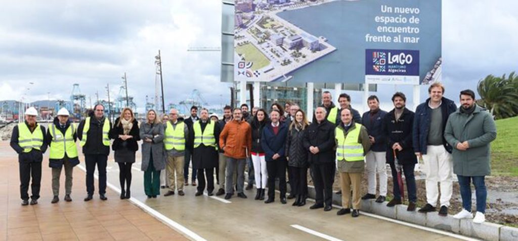 La Comisión Puerto-Ciudad de Algeciras supervisa las obras del Lago Marítimo y de Centro de Innovación UCA-SEA